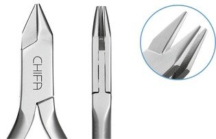 Chifa Kleszcze protetyczne Aderer 130mm KP-554-130-PMK