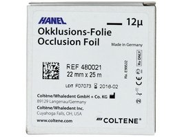 HANEL Occlusions-Folie, einseitig 12 µm