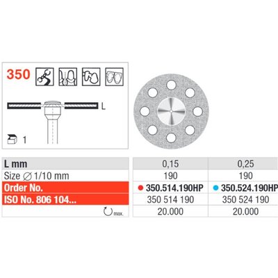 Diadisk Superflex 350.514.190HP