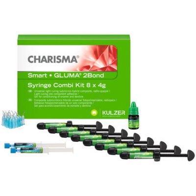Charisma Smart zestaw Combi Kit 8 x 4 g + Gluma 2Bond Kulzer
