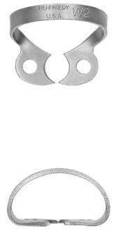Rubber Dam Wingless Clamp W2 Hu-Friedy