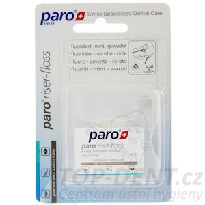 PARO Riser-Floss expandující zubní nit (mint + fluoridy), 50m