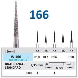 HORICO diamantové vrtáky - špička C ISO14