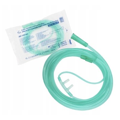 Cévka pro zavádění kyslíku nosní cestou pro dospělé (kyslíkové brýle), 1 ks