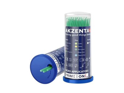Mikroaplikátory PRIME ONE, 100ks, Fine, mátově zelené