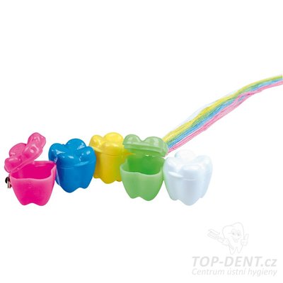 Wellsamed krabička ve tvaru zoubku s řemínkem, 5ks