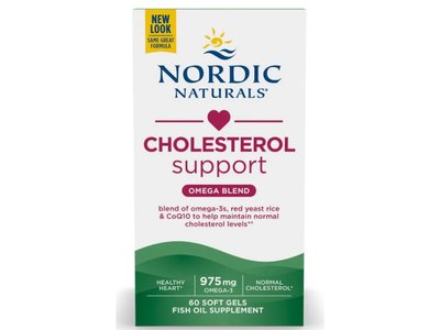 Nordic Naturals - Podpora cholesterolu, 60 softgel kapslí