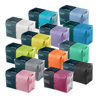 Skládané roušky Monoart TOWEL-UP - Burgundy