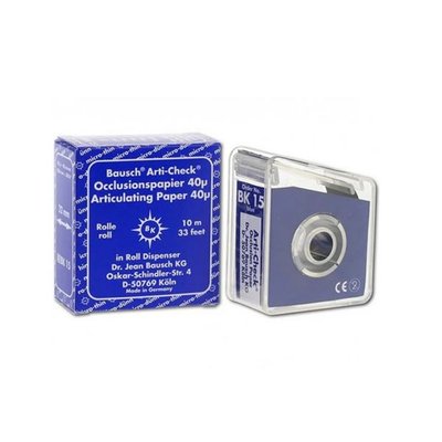 Artikulační papír modrý BK15 role disp. 22mm/10m 40µ