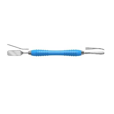 Raspatorium Richard 11,0 mm/5,0 silicon světle modrá