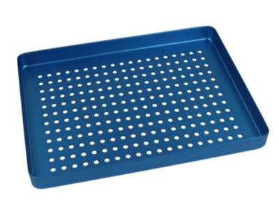 Euronda perforovaná mini kazeta(bez víka), modrá (20920032)