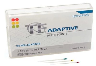 SĄCZKI PAPIEROWE TF ADAPTIVE SYBRON ENDO - WARIANTY