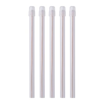 EURONDA Savky s odnímatelnou koncovkou 15 cm 100 ks bílé