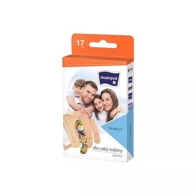 Plaster z opatrunkiem dla rodziny FAMILY op.17szt