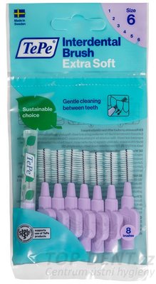 TePe EXTRA SOFT 6 mezizubní kartáčky 1,1 mm, 8 ks