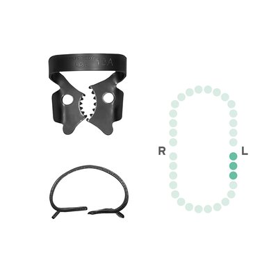 Hu-Friedy koferdam klamra #13A black line