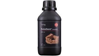 FotoDent® model 2 - Flasche 1 kg 385 nm, beige-opak
