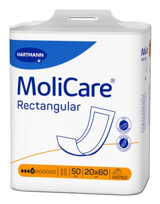 MoliCare Rectangular 4 kapky 20 × 60 cm 50 ks
