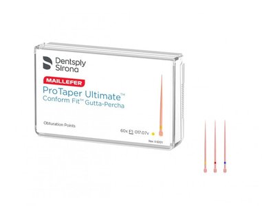 Gutaperčové čepy Protaper Ultimate sada, 60ks