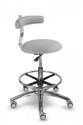 MAYER Stolička s oporou zad 1240 dent, platinová - Mediflex