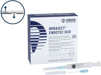 Miraject Endotec DUO Luer - jehly, 25ks