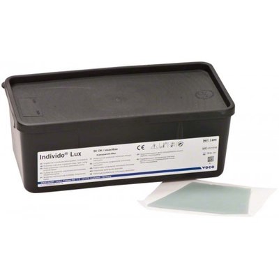 Individo Lux - maxillae, 50 pcs.blue transparent