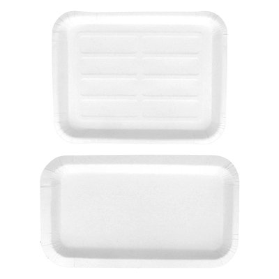 Tacki jednorazowe papierowe 100 sztuk - 12,5 cm x 23 cm