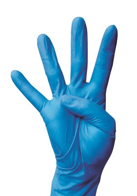 Rukavice NITRIL 100ks modrá vel. XS