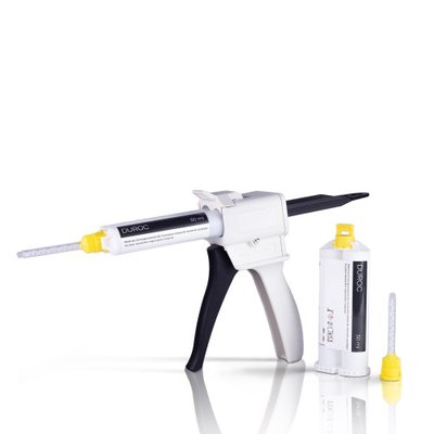 DUROC, Pryskyřičný materiál pro registraci skusu, kartuše 50 ml + 10 míchacích špiček.