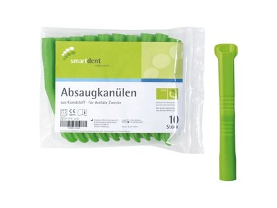 Smart odsávací kanyly, 10ks zelené