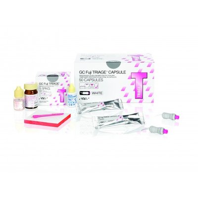 GC Fuji Triage White 1-1 (15 g prášek, 8 ml tekutina, 5,7 ml condicioner)