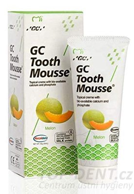 GC Mousse dentální krém s vápníkem Melone, 40g