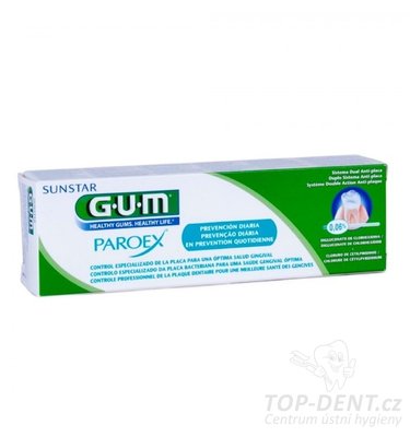 GUM PAROEX zubní pasta (CHX 0,06%), 75ml