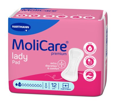Molicare premium lady Pad 1,5 kapky inkontinenční vložky 12 ks