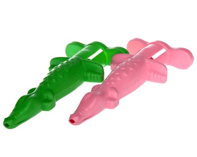 Silikonowa nakładka na karpulę "krokodyl" 1 szt. - różowy