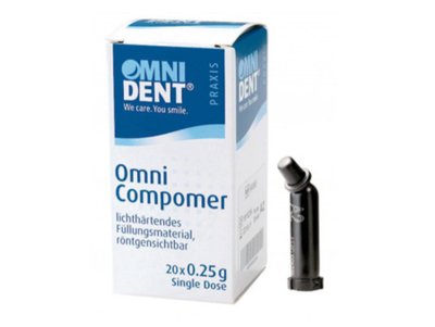 OMNI Compomer - výplňový materiál, 20x0,25g A2