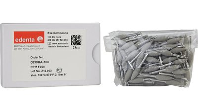 Exa Composite - Packung 100 Stück grau, RA, Figur 304, 4,7 mm, ISO 100