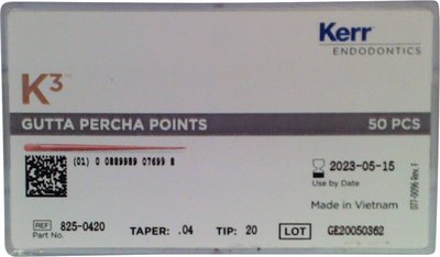 K3XF Guttapercha-Spitzen