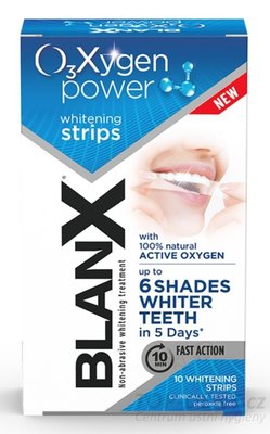 BlanX Oxygen Power bělící pásky s aktivním kyslíkem, 10ks