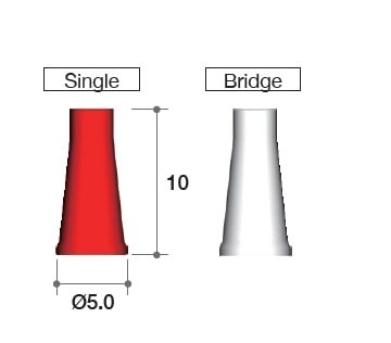 MEGAGEN OS Plastic Coping ø5.0 - PH=10.0 Bridge