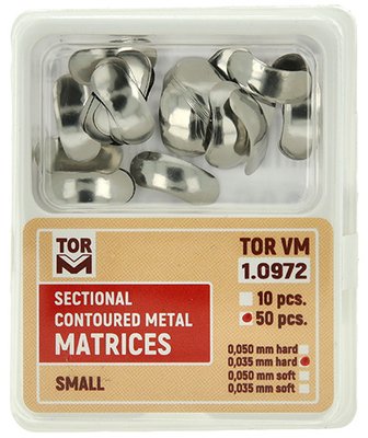 Tor VM Sekčné kontúrované kovové matrice - 50 ks