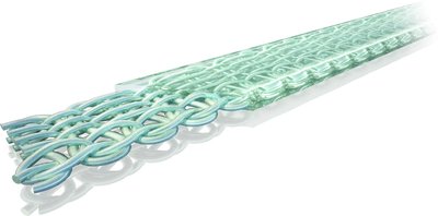 Splint-It 2.4mm - QUARTZ siatka "woven" dł. 8cm