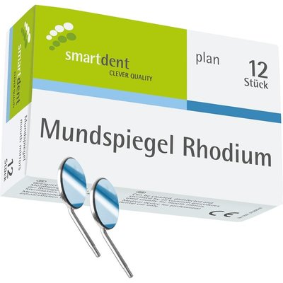 smartdent Zubní Zrcátko Rhodium č.4 12ks
