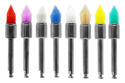 Szczoteczka do kątnicy - płomyk 1 szt. COTISEN - czerwony