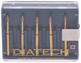 Wiertło diamentowe Diatech Gold G390.314.014-3 ML 5szt/op. (stożek mały ostry, niebieski pasek 200044AA)