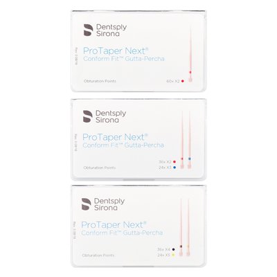 ProTaper Next Gutta-Percha 60 szt. Densply Sirona - ass. X2-X3