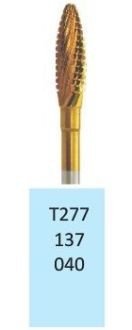 HORICO tvrdokovová fréza TiN - vajíčko 4,0 mm