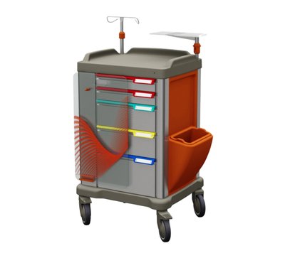 Stolek pro resuscitaci UNI-5N-R