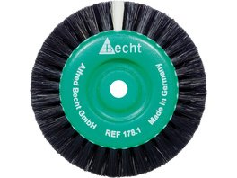 Spezial-Rundbürste - Stück 2-reihig schräg, kurze Chungking-Borsten, Ø 40/60 mm