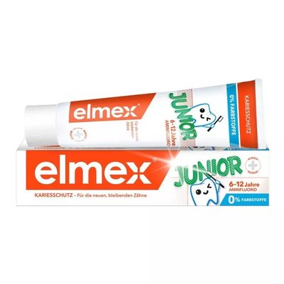 ELMEX JUNIOR pasta do zębów dla dzieci 6-12lat 75ml
